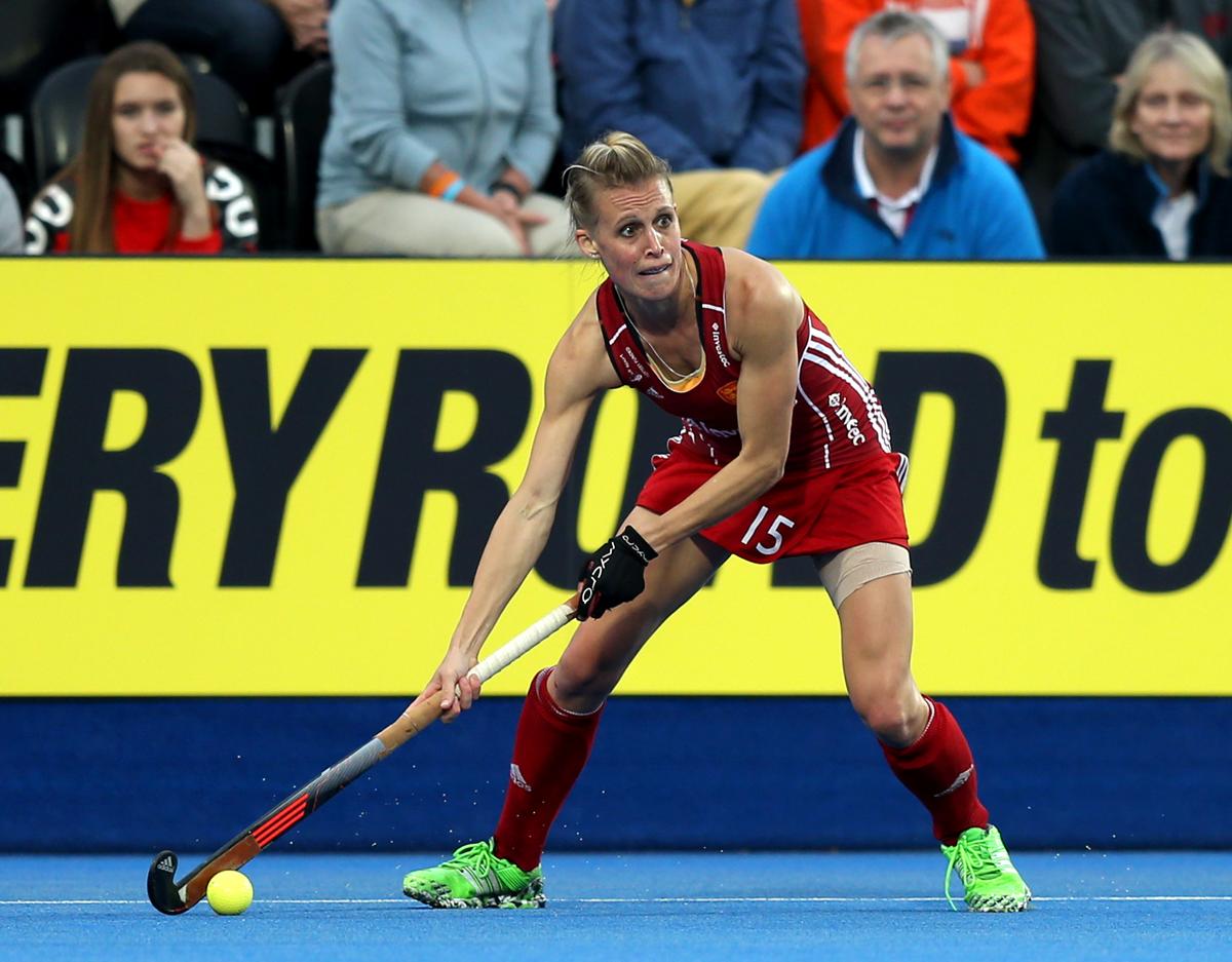 Team GB hockey player Alex Danson dedicated the most hours of any National Lottery-funded athlete / Simon Cooper/PA Archive/Press Association Images