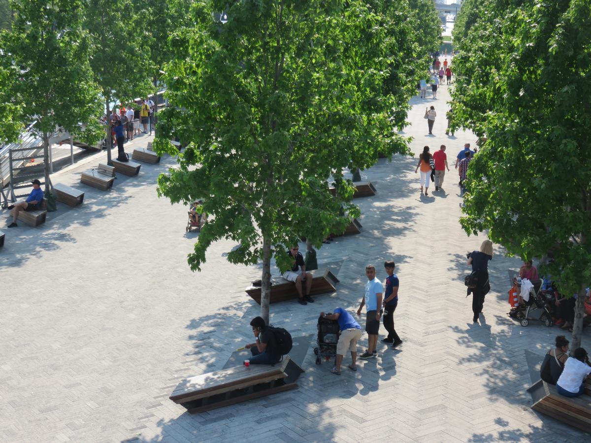 Phase one includes new arts and cultural programming, restaurants and landscape design across nine landscaped acres / James Corner Field Operations, courtesy of Navy Pier Inc
