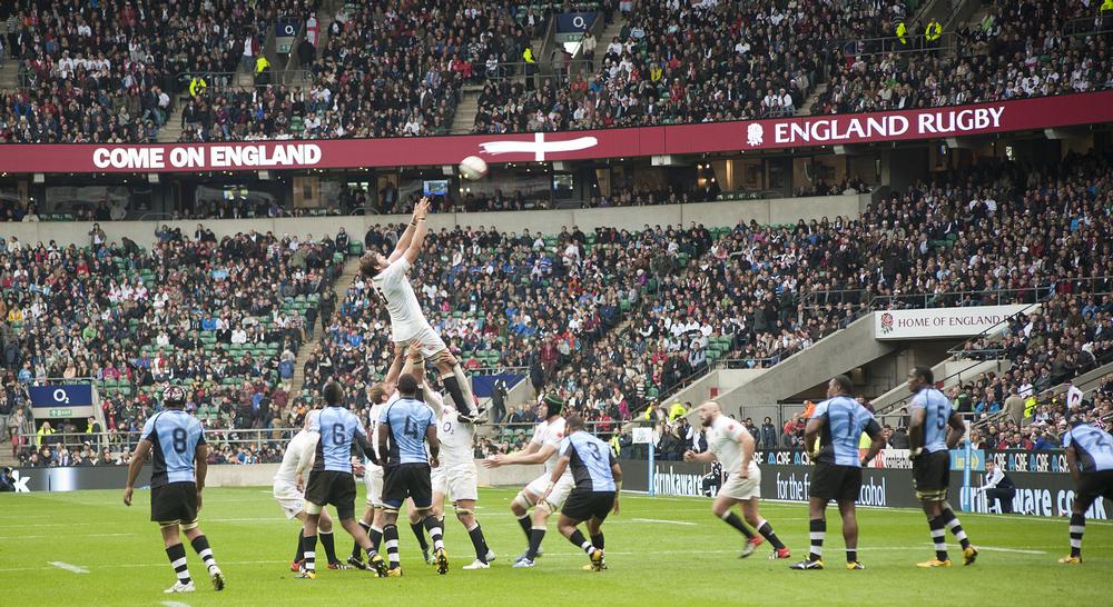 Twickenham, the home of rugby, is one of a number of stadiums to have installed a hybrid playing surface to aid with pitch care