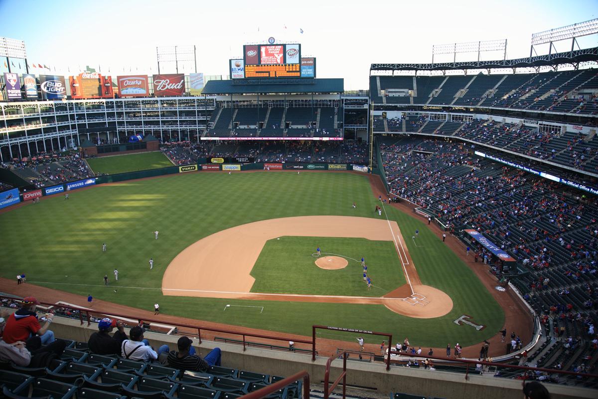 Globe Life Park has been home to Texas Rangers since 1994 / Ffooter/Shutterstock.com Globe Life Park has been home to Texas Rangers since 1994 / Ffooter/Shutterstock.com