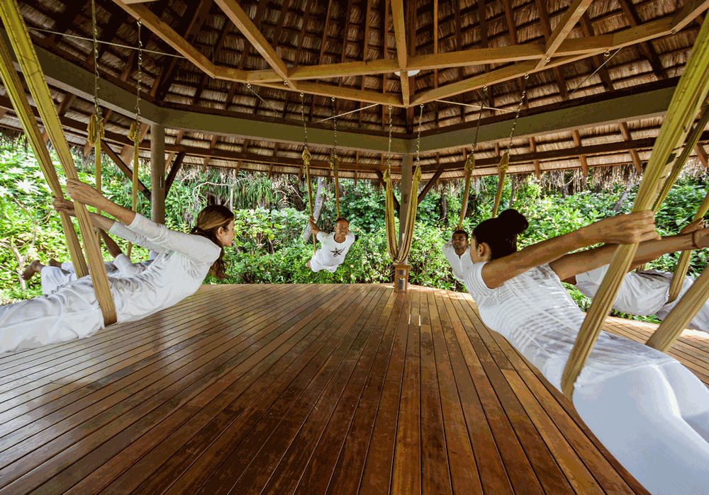 AntiGravity Aerial Yoga is one of seven techniques that sit under the umbrella of AntiGravity Fitness 