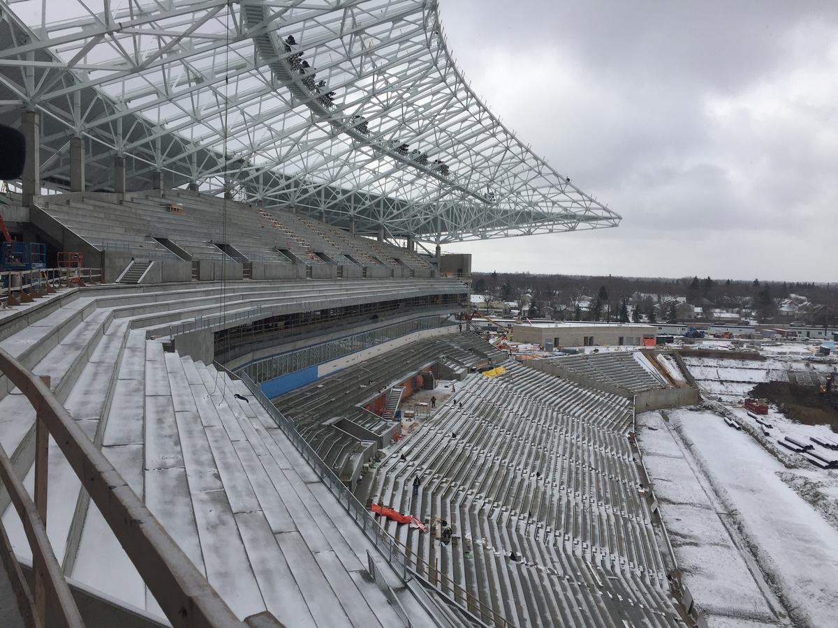 Construction will be largely completed by August 2016 / The University of Regina Rams