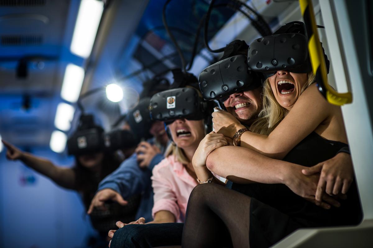 The VR ride is not for the faint-hearted The VR ride is not for the faint-hearted