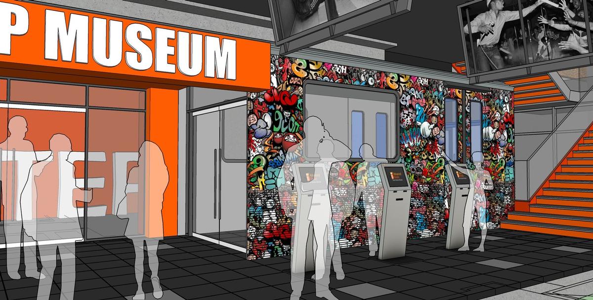 The museum will feature interactive areas and attractions / Image via Curbed