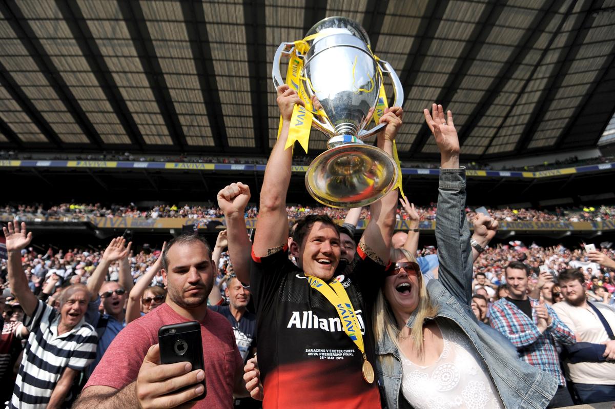 Saracens won the Premiership Rugby title last season