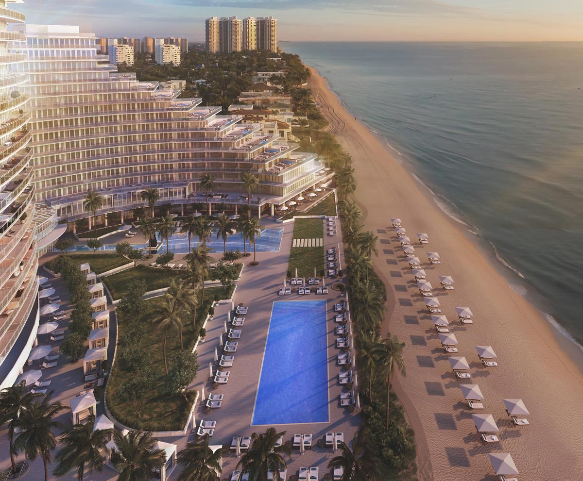The Auberge Beach Residences & Spa is being developed by The Related Group, Fortune International Group and the Fairwinds Group