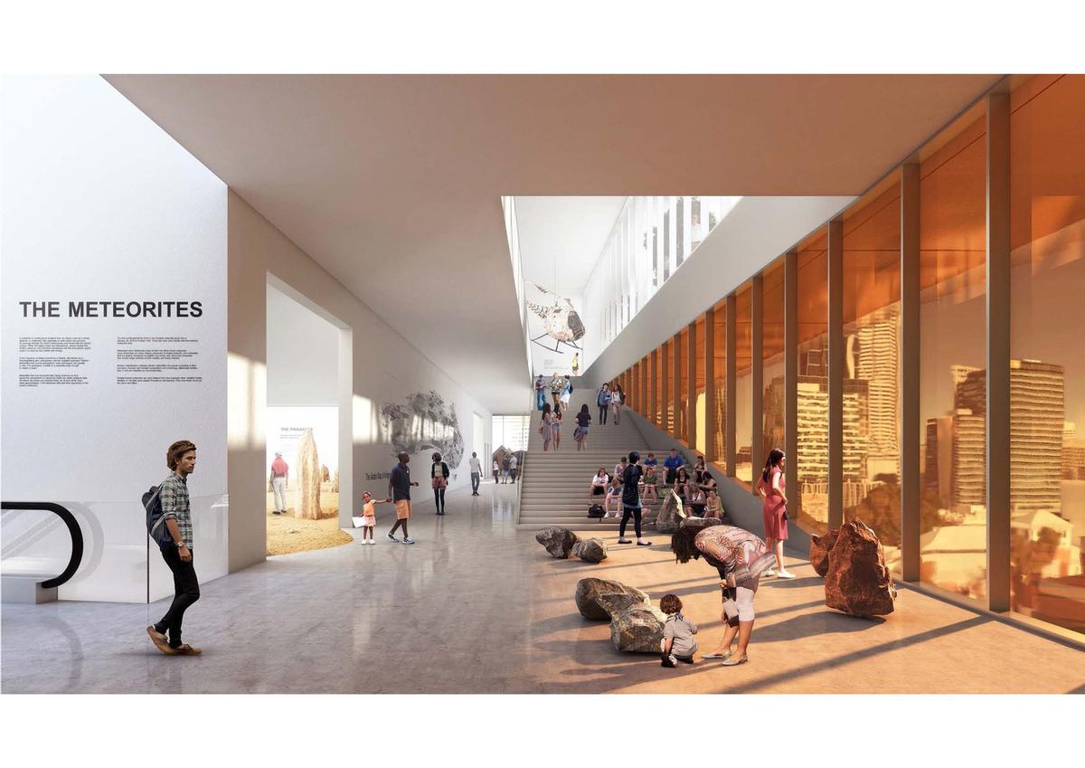 The building will house the state’s scientific and cultural collections