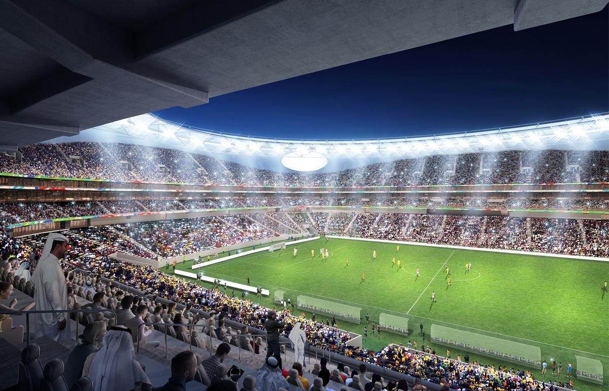 The FIFA-compliant ground will be the largest in the UAE / Perkins + Will