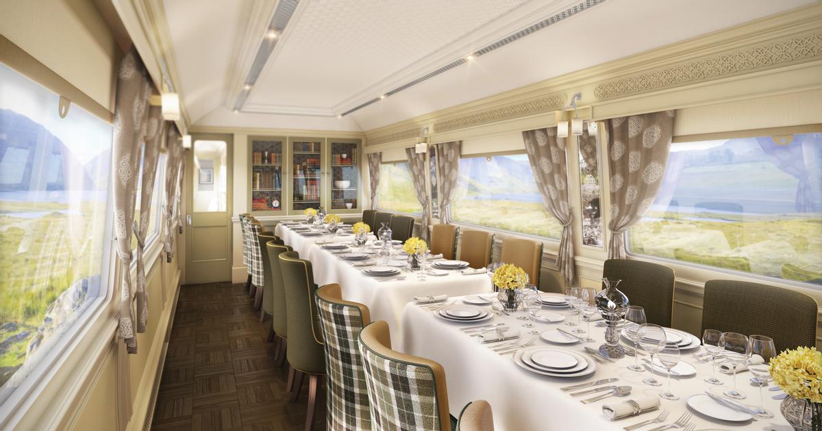 James Park Associates have designed the guest rooms and dining carriages / Belmond