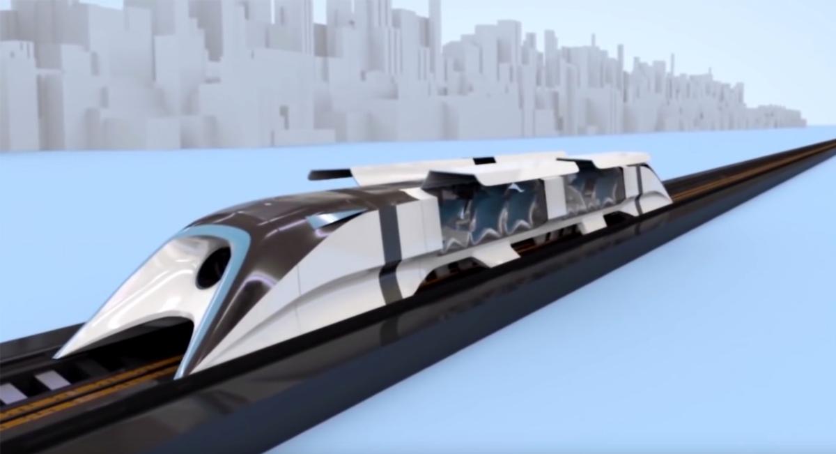 The Hyperloop is a tube-based transport system in which pressurised capsules travel on an air cushion, driven by linear induction motors and air compressors / Build Earth Live