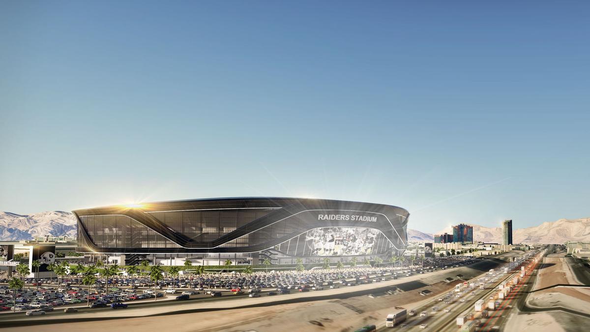 Raiders owner Mark Davis and Casino developer Sheldon Adelson are promoting the plan / MANICA Architecture