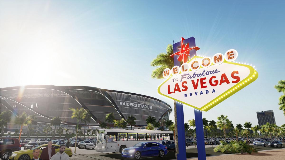 The benefits for the City of Las Vegas, according to Davis and Adelson, include US$100m (£76.4m, €89.7m) in annual exposure value from the presence of the Raiders / MANICA Architecture