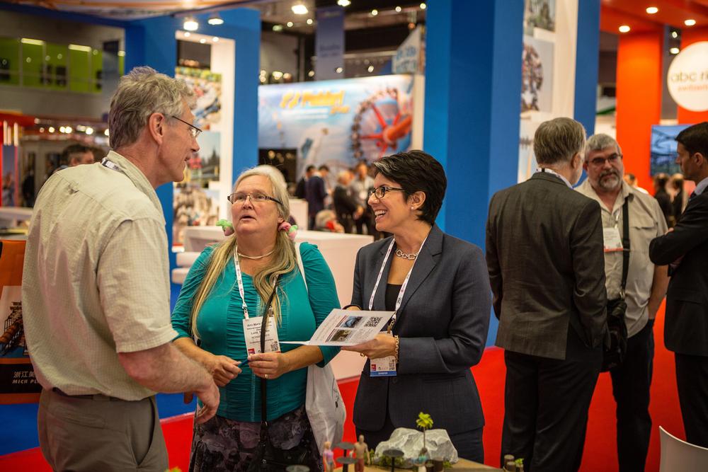 Thousands of industry professionals do business on the trade show floor