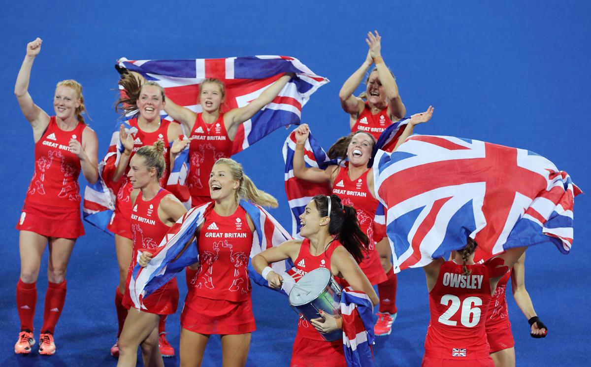 Team GB's women's team won gold at the Rio 2016 Olympic Games / Owen Humphreys/PA Wire/Press Association Images