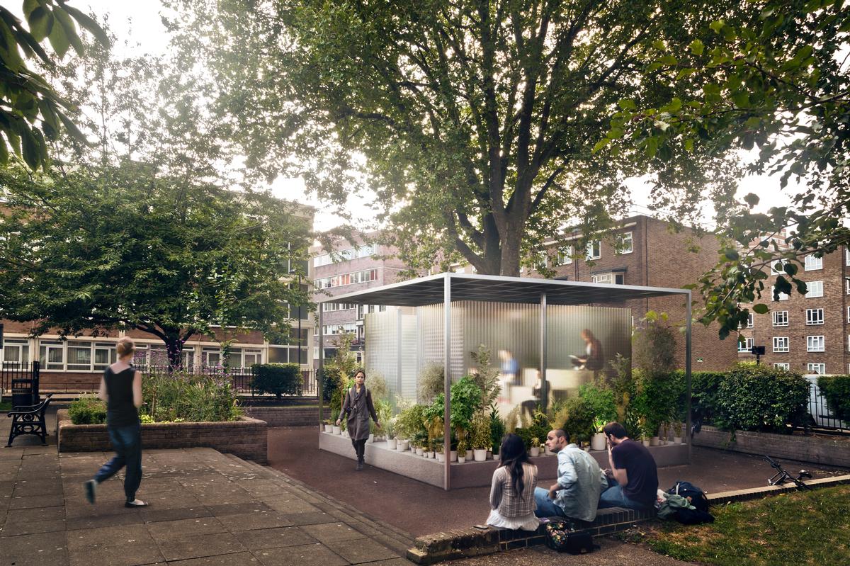 The forests have been designed to explore the merging of public and private spaces / MINI Living The forests have been designed to explore the merging of public and private spaces / MINI Living