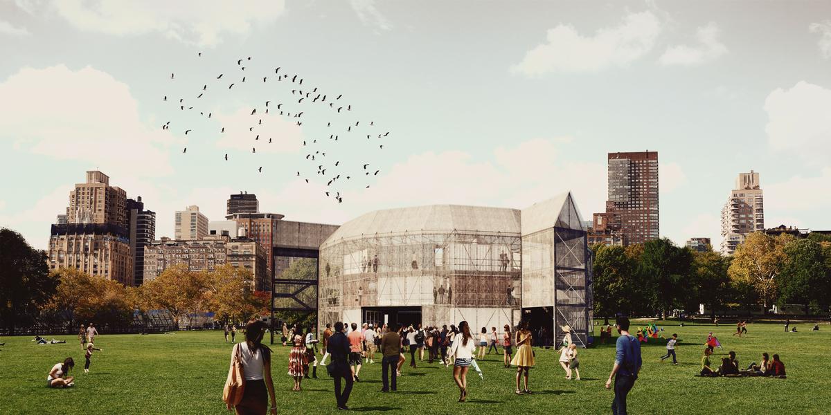 Plans are underway to recreate William Shakespeare’s iconic Globe Theatre around the world using nothing but scaffolding and re-purposed shipping containers / The Container Globe Plans are underway to recreate William Shakespeare’s iconic Globe Theatre around the world using nothing but scaffolding and re-purposed shipping containers / The Container Globe