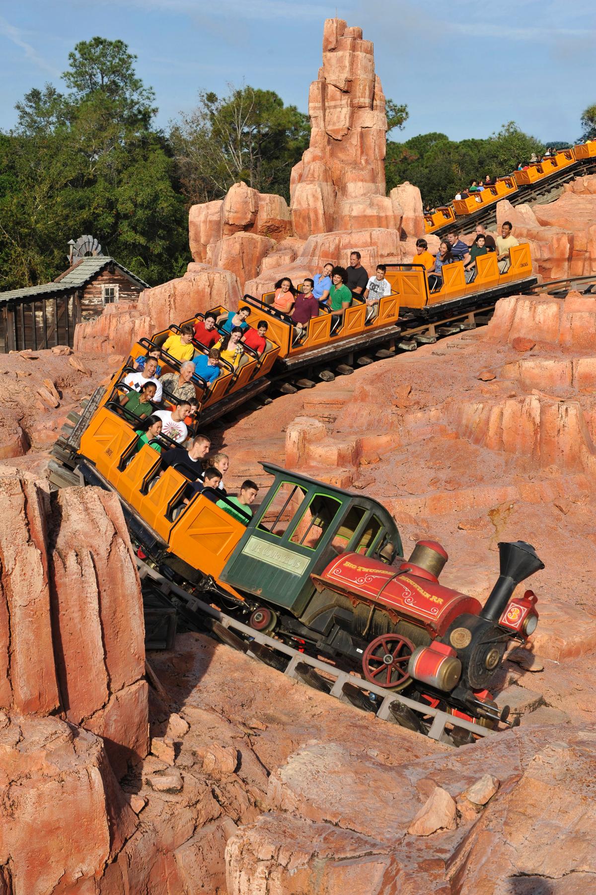 Several patients had reported passing kidney stones after riding Thunder Mountain, with one man noted as having passed a stone after three consecutive rides / Disney World Several patients had reported passing kidney stones after riding Thunder Mountain, with one man noted as having passed a stone after three consecutive rides / Disney World