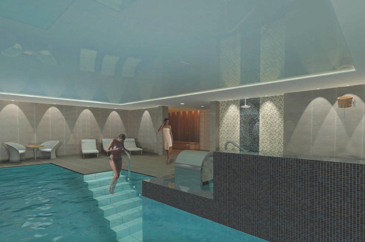 The facility will house a six-treatment room spa with hydrotherapy pool / Kinmel Manor