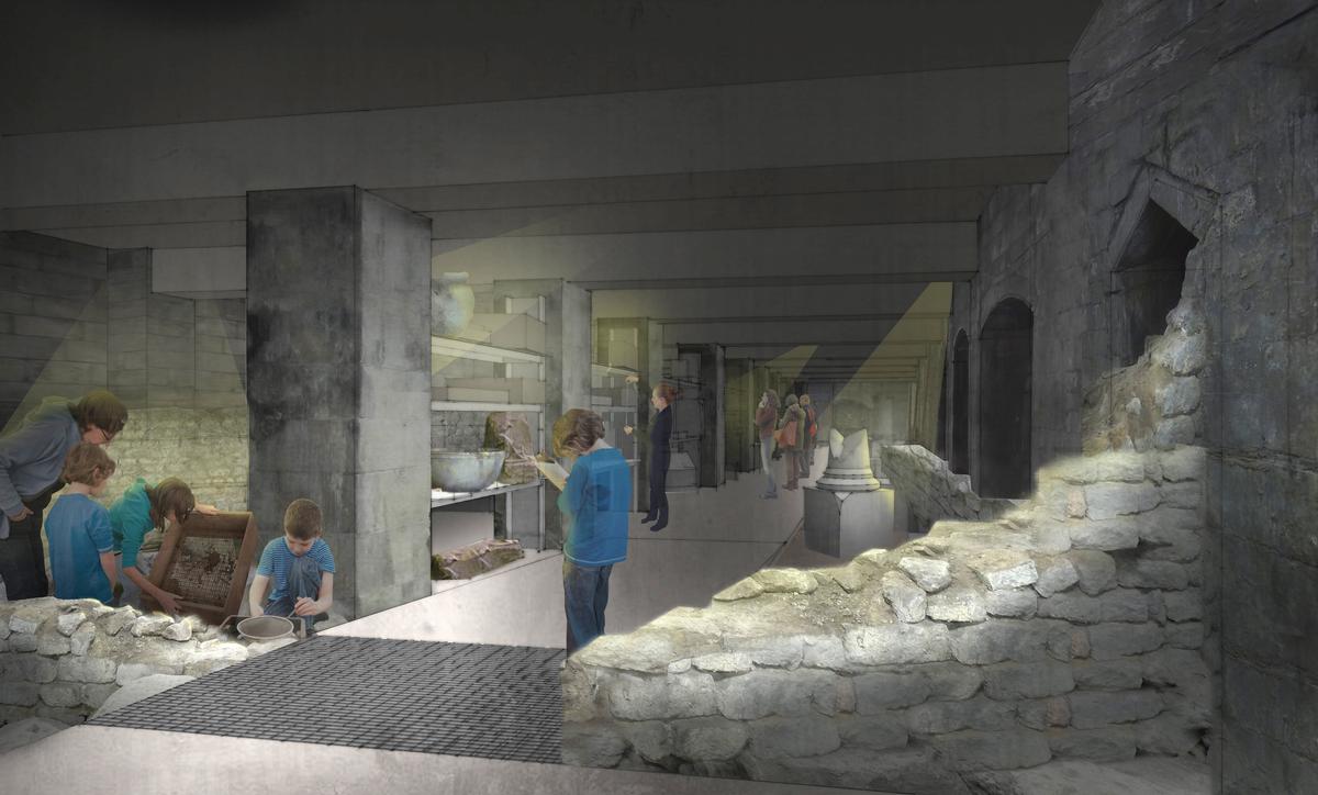 The HLF funding will open up never-before-seen areas of the Roman remains The HLF funding will open up never-before-seen areas of the Roman remains