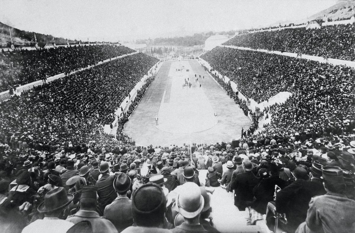The exhibition examines what we can learn from the Olympic stadiums of the past