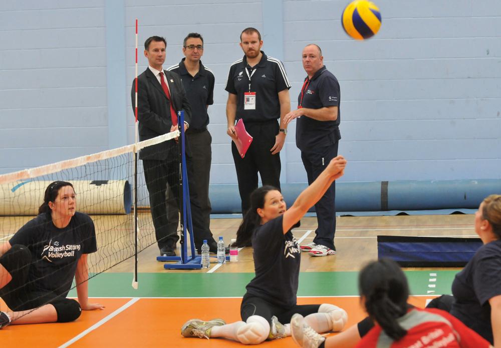 GB’s sitting volleyball programme was re-instated for London 2012