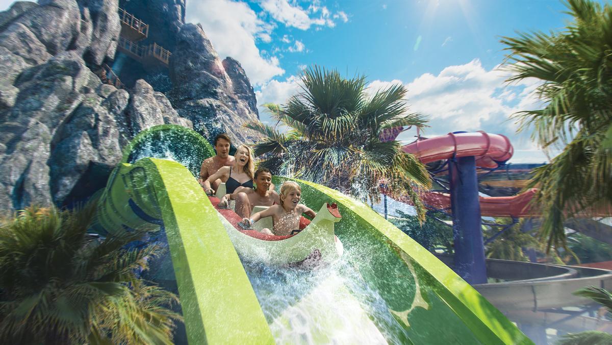 Krakatau Aqua Coaster at the upcoming Volcano Bay, Universal Studios Orlando