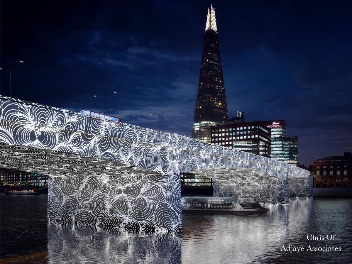 An Adjaye Associates proposal with artist Chris Ofili / Adjaye Assocaites and MRC An Adjaye Associates proposal with artist Chris Ofili / Adjaye Assocaites and MRC