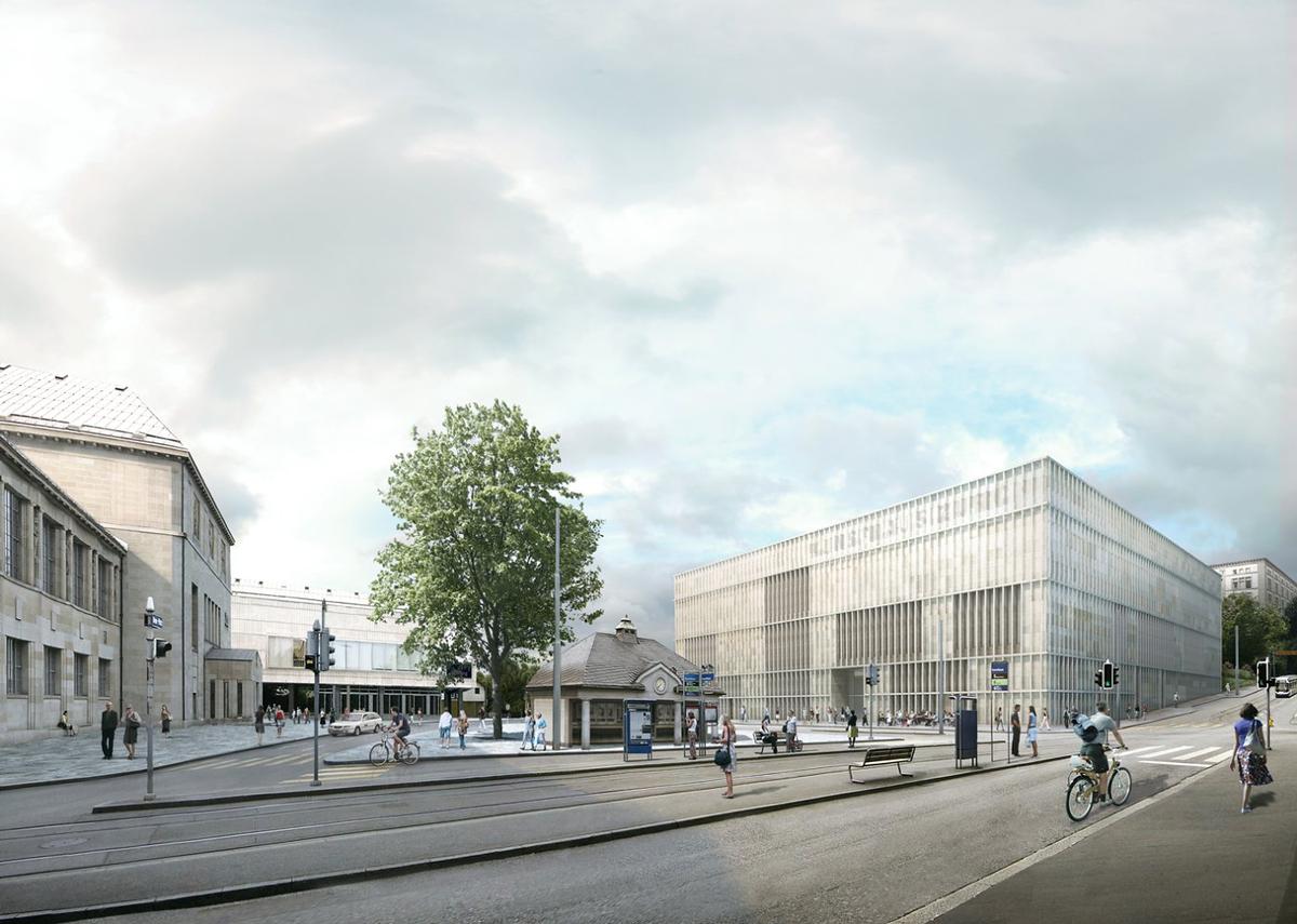 The museum will display a collection of classic modernist art and a contemporary collection / David Chipperfield Architects
