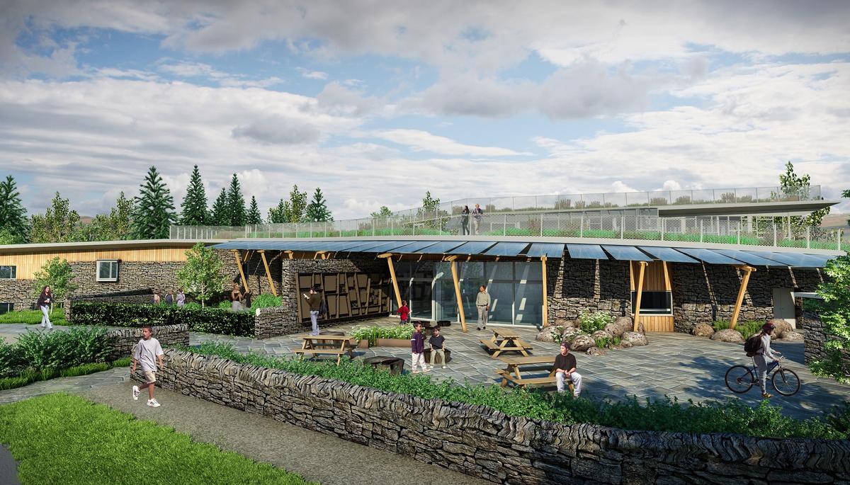 JDDK’s design incorporates the Northumbrian landscape in both its form and materials used in construction