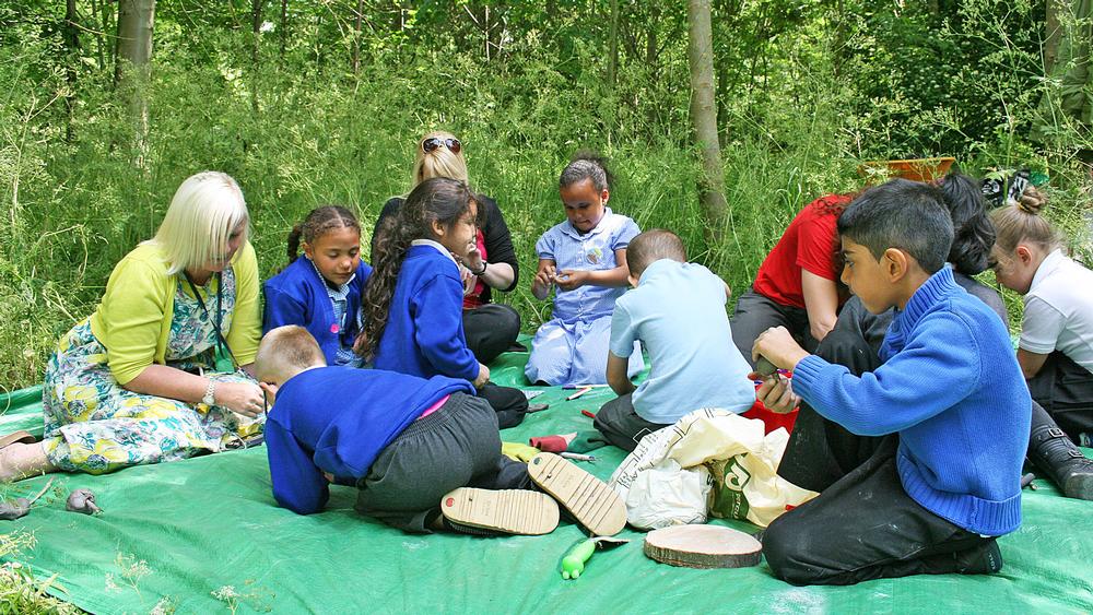 Forest School programmes introduce inner city schoolchildren to nature / PHOTO: THE WILDLIFE TRUSTS