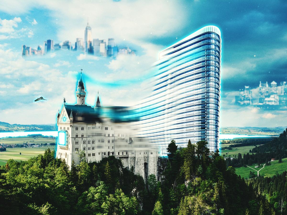 The Hotels of the Future study predicts that in the next two decades nanotechnology and 3D printing will develop to a stage where environments and buildings can alter their own layout / Hotels of the Future The Hotels of the Future study predicts that in the next two decades nanotechnology and 3D printing will develop to a stage where environments and buildings can alter their own layout / Hotels of the Future