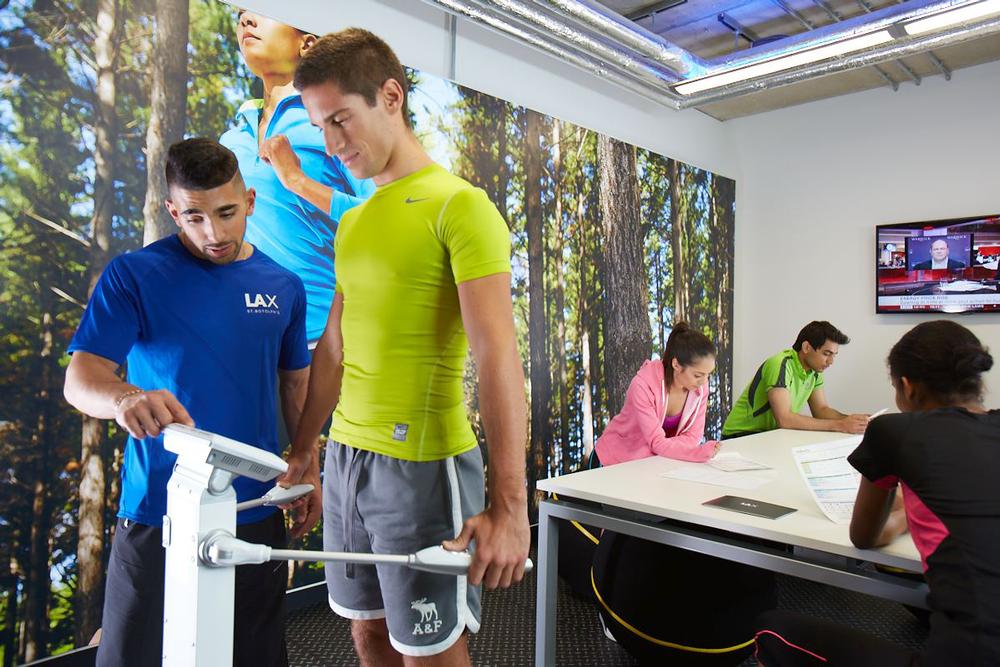 The Learning Pod offers space 
for member education, as 
well as fitness assessments