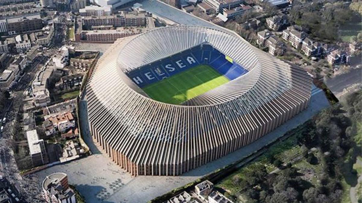 The stadium will have 60,000 seats – making it significantly larger than the 41,000-capacity Stamford Bridge / Herzog & de Meuron