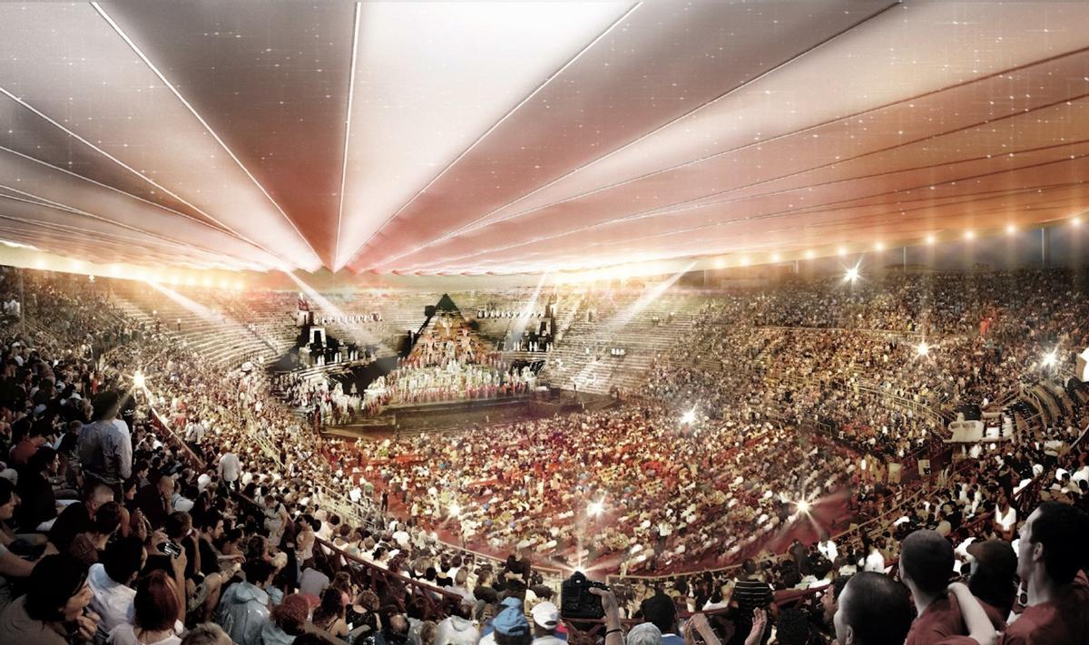The arena hosts concerts and opera performances / Comune di Verona The arena hosts concerts and opera performances / Comune di Verona