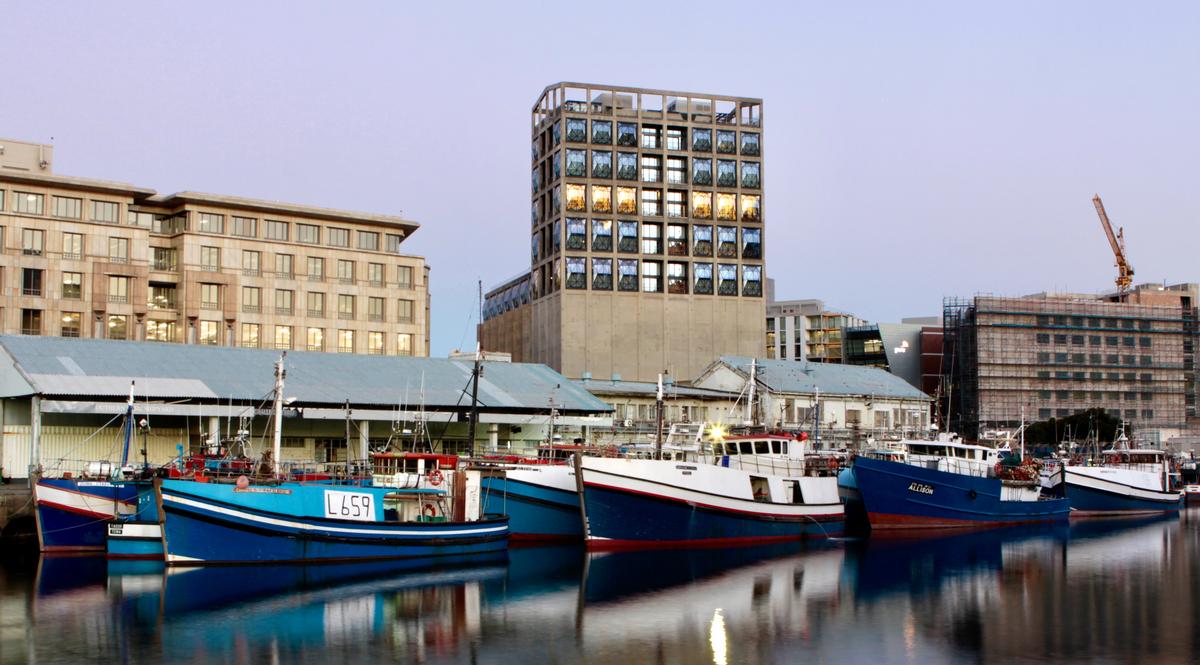 The building occupies the new V&A Waterfront / The Royal Portfolio