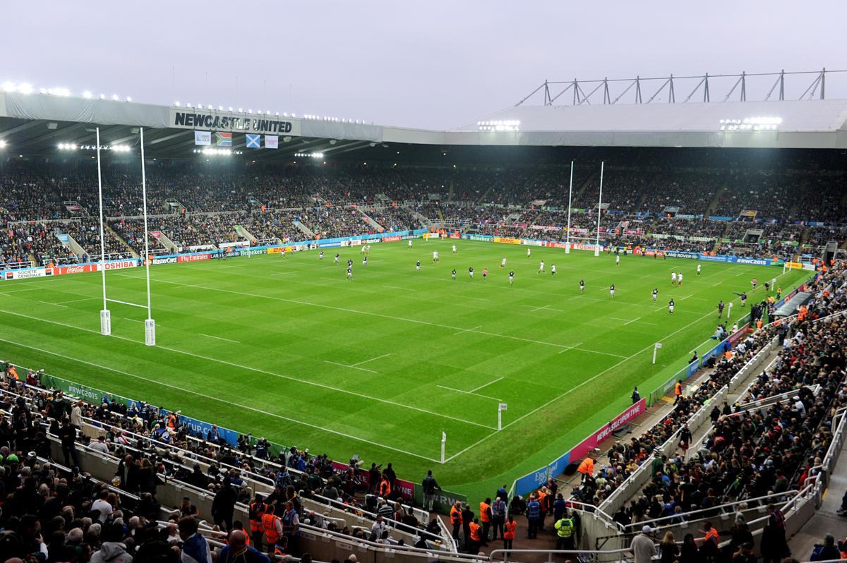 St James' Park hosted matches from the 2015 Rugby World Cup / Owen Humphreys/PA Archive/PA Images