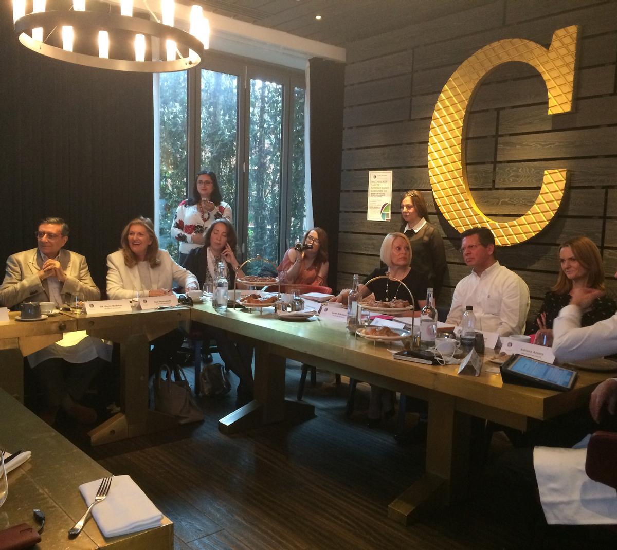 Spa industry attendees included Dr Gerry Bodeker, Sue Harmsworth, Karen Wilkinson and Martin Goldmann Spa industry attendees included Dr Gerry Bodeker, Sue Harmsworth, Karen Wilkinson and Martin Goldmann