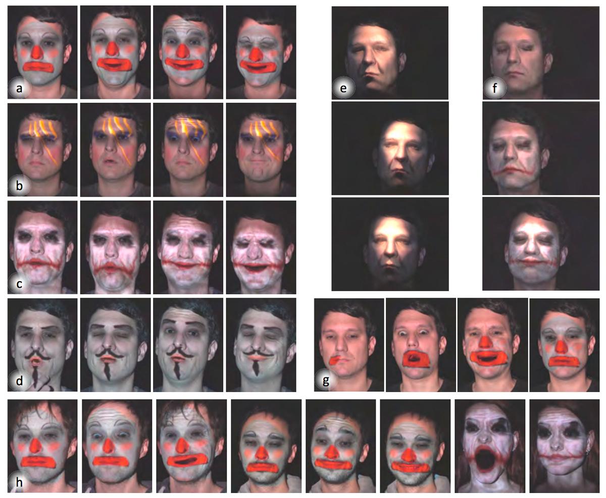 The Makeup Lamp could potentially project realtime dynamic augmentation onto a human face / Disney Research The Makeup Lamp could potentially project realtime dynamic augmentation onto a human face / Disney Research