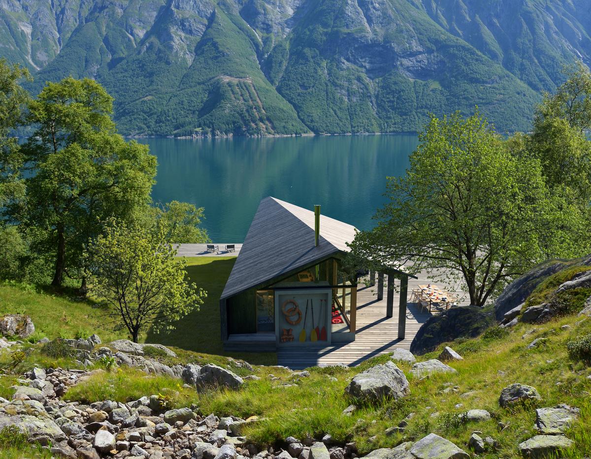 Snøhetta’s focus was on making the cabin adaptable to different terrains and environments / Snøhetta