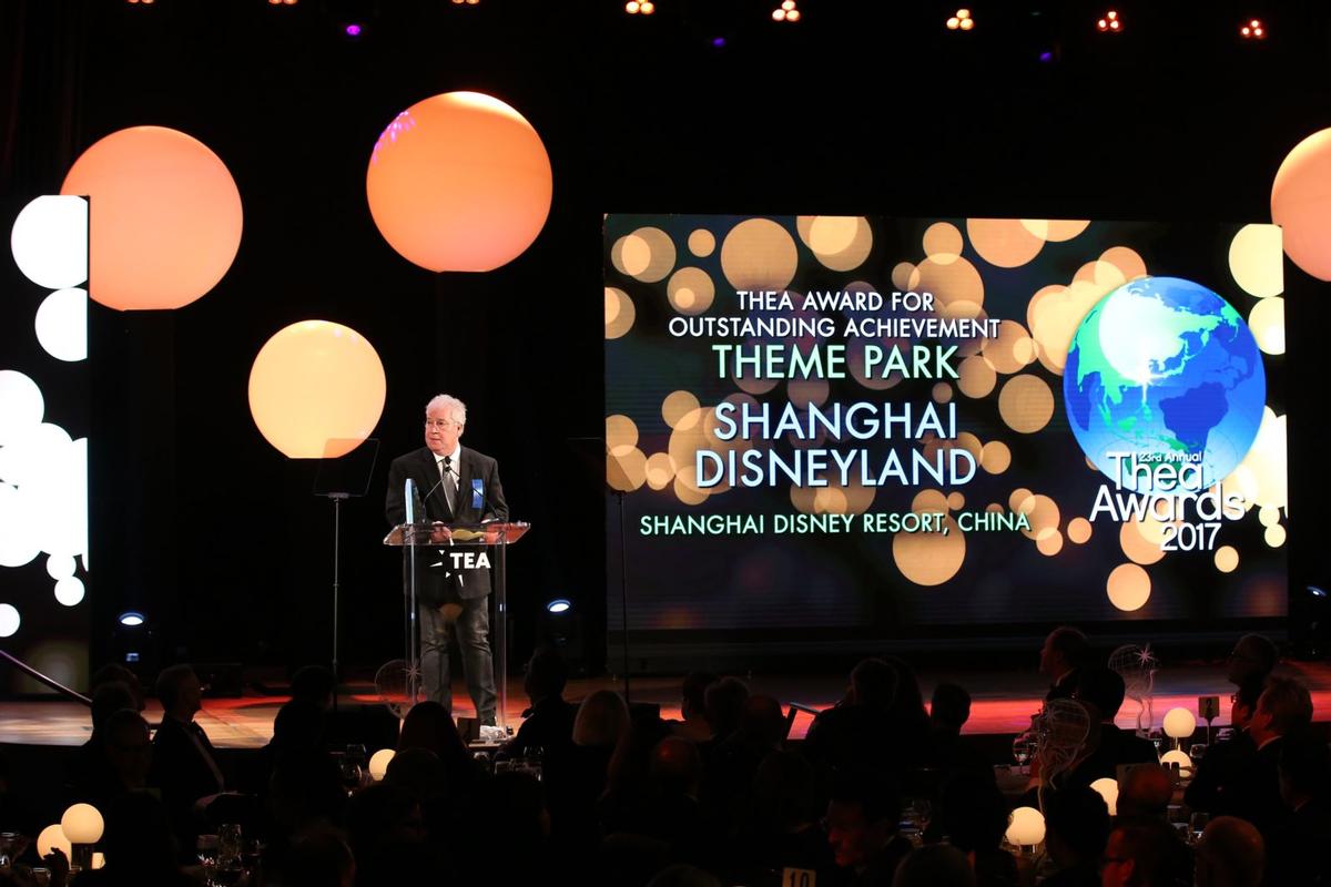Shanghai Disney Resort picked up several awards at this year's Theas / TEA Shanghai Disney Resort picked up several awards at this year's Theas / TEA