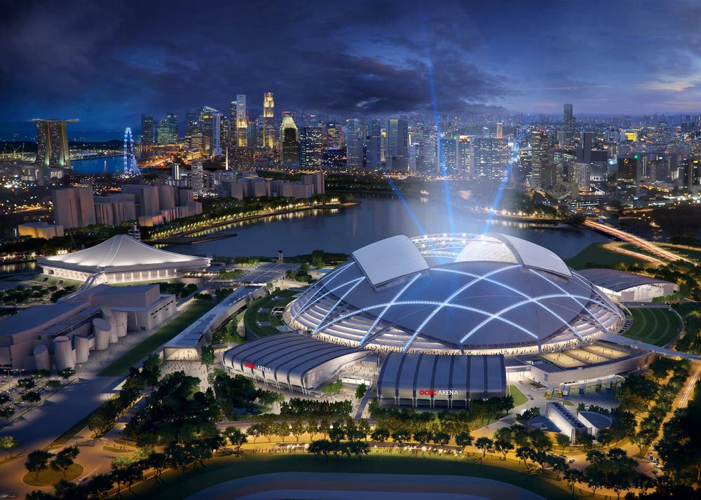 The complex is an integral part of the Singapore government's plans to strengthen the country's status as a destination for sport