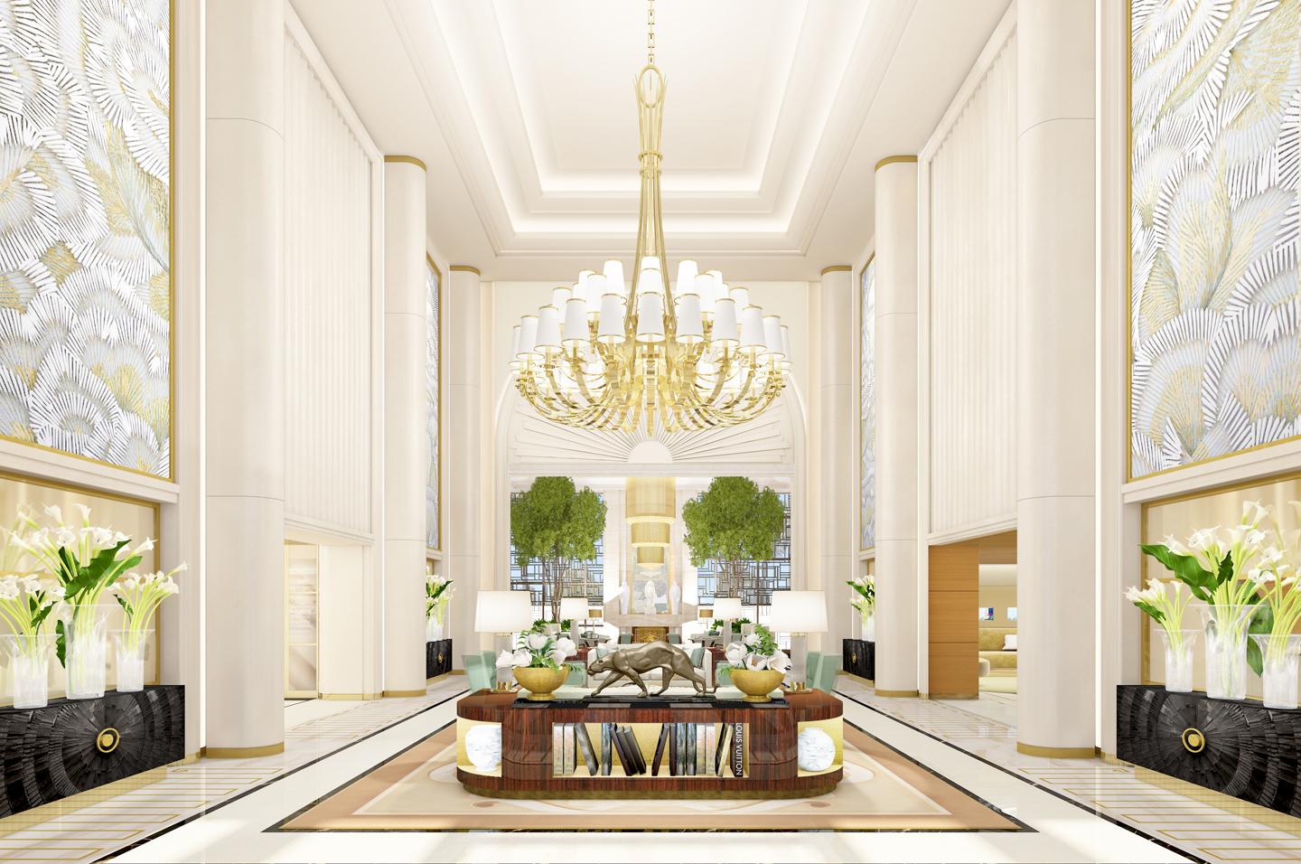 Designers PYR have interpreted Hollywood glamour and the Streamline Moderne style of the 1930s and 40s / Waldorf Astoria