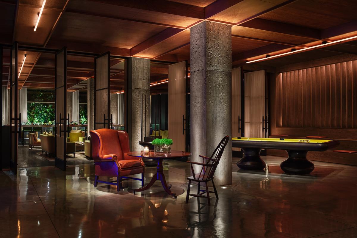 He described the interiors, by the Ian Schrager Company, as 'personal, provocative and flamboyant' / PUBLIC