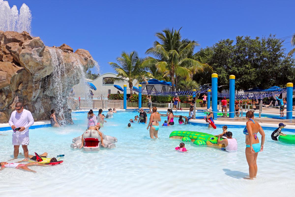 ADG served as lead designer and builder for H2OBX, with WhiteWater West supplying the park’s slides and Weber Group designing themed buildings and structures