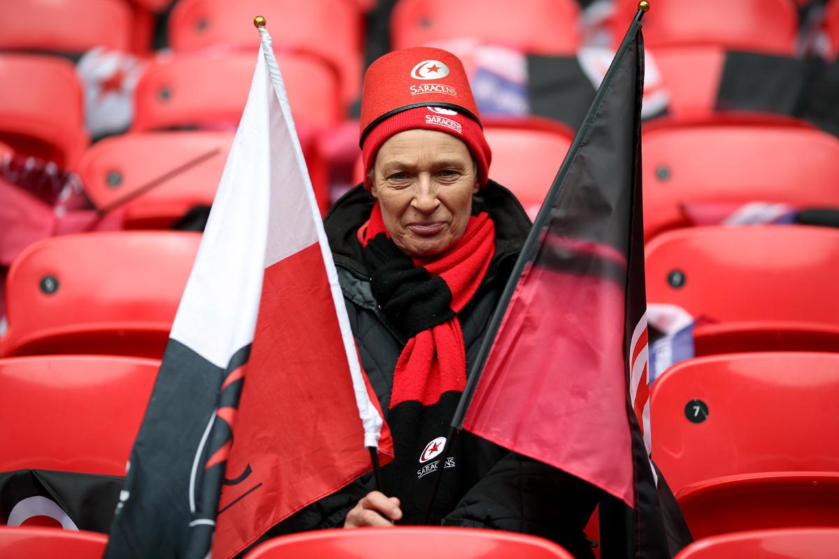 Saracens fans enjoyed the team playing at Wembley Stadium several times over the past few years / Steve Paston/PA Archive/PA Images