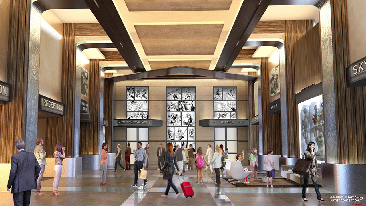 The hotel will receive its own Marvel makeover 