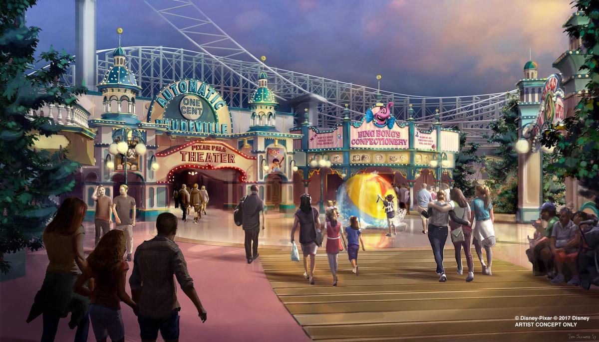 In 2018 Disney California Adventure will welcome the park’s Paradise Pier rebranded as Pixar Pier
