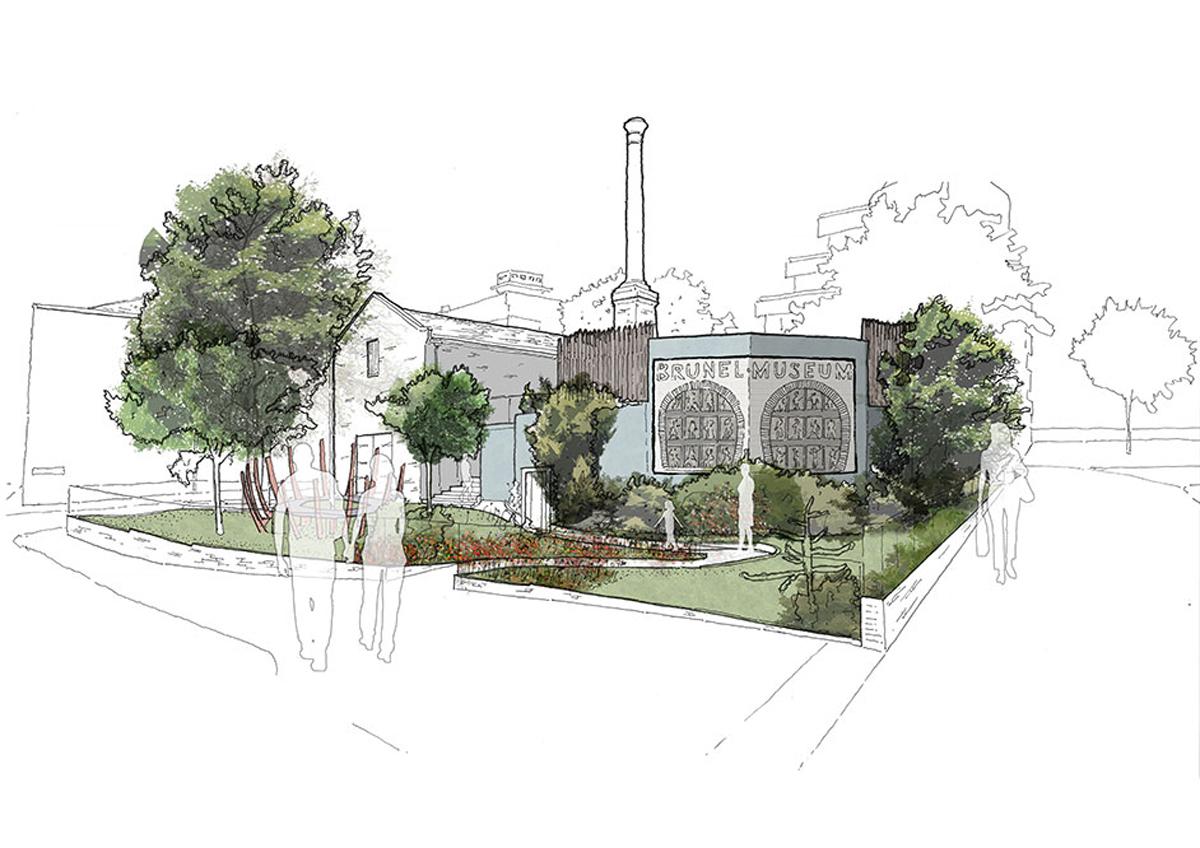The public entrance to the Brunel Museum will also be redesigned / Tate Harmer