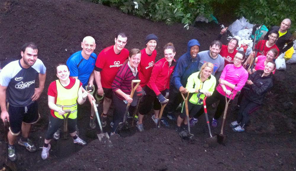 Supplying manpower for community garden projects is one of GoodGym’s popular missions
