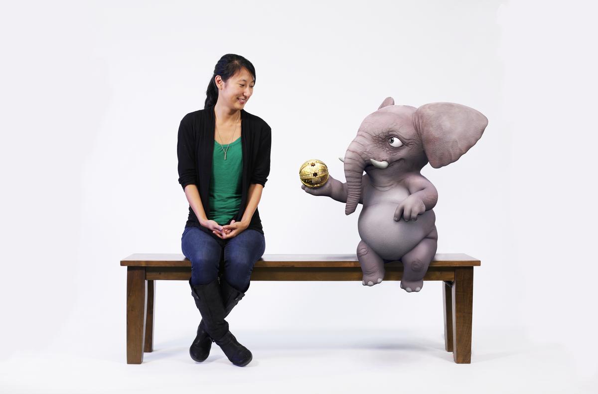 The Magic Bench allows users to see, hear and interact with animated characters The Magic Bench allows users to see, hear and interact with animated characters